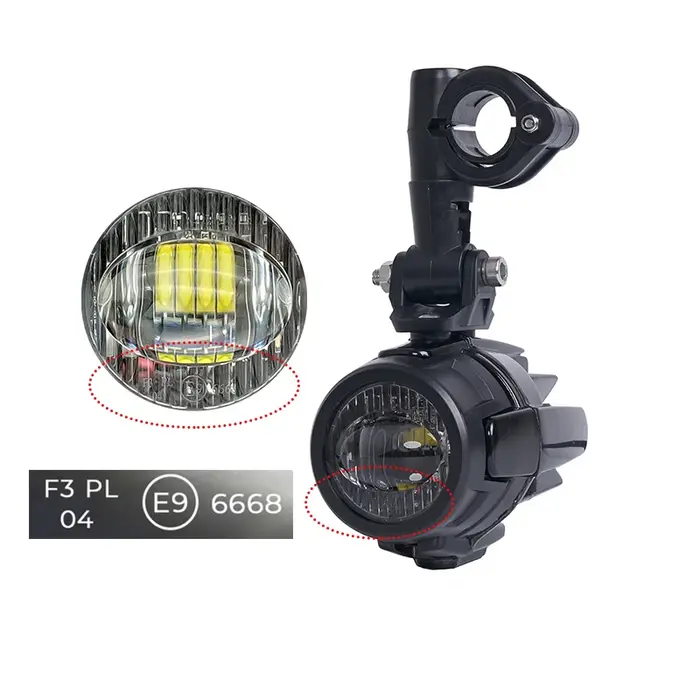 Feux antibrouillard LED pour motos E9 Mark, pour BMW R1250GS ADV F800GS R 1250 GS LC Yamaha MT07 MT0