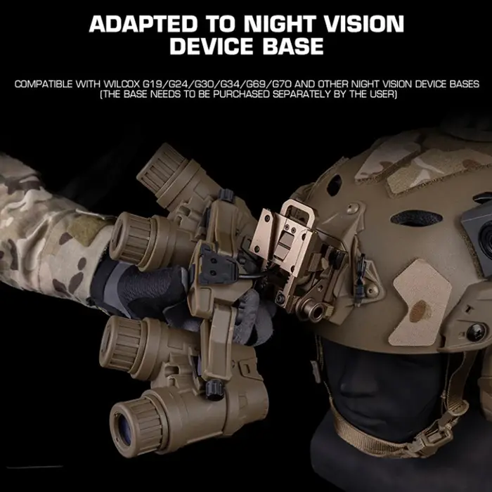 Jumelles tactiques GPNVG-18 vision nocturne factice pour cosplay airsoft et décoration de casque