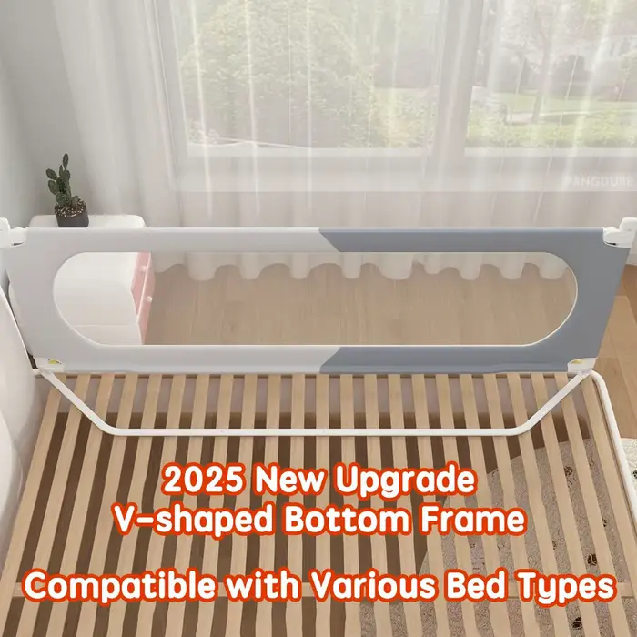 PANGDUpun1-Barrière de protection pour lit de bébé, garde-corps pour enfant, installation sans vis