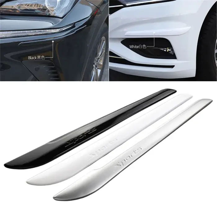 Protecteur de pare-chocs avant et arrière de porte de voiture, 2 pièces, autocollants de protection 