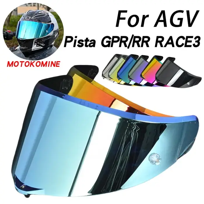 16 couleurs moto casque intégral visière étui pour lentille pour AGV PISTA GP R GP RR Corsa R Corsa 
