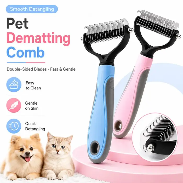 Brosse professionnelle pour démêlage des animaux de compagnie