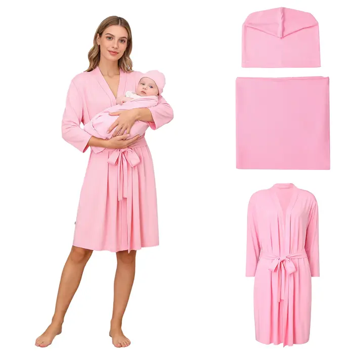 Vêtements de maternité et d'allaitement : Robe de travail et d'accouchement pour maman avec couvertu