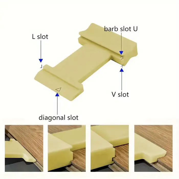 Bloc de taraudage pour installation de sols stratifiés, carrelage, vinyles, panneaux de particules, plancher en bois