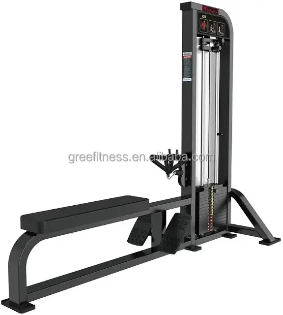Machine de musculation en acier pour tractions dorsales avec fonctions réglables, idéale pour l'entr