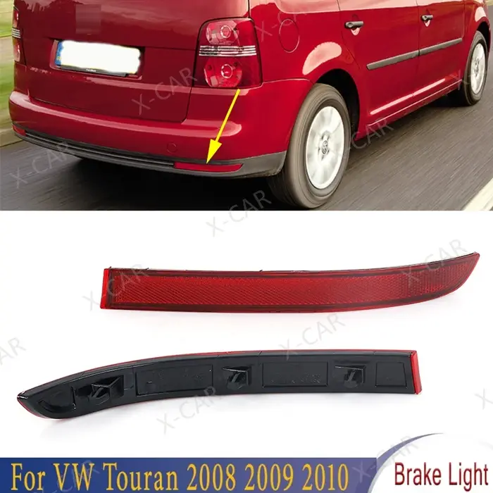Lumière X-CAR de réflecteur de pare-chocs arrière pour Volkswagen VW Touran 2008 2009 2010 feu de fr