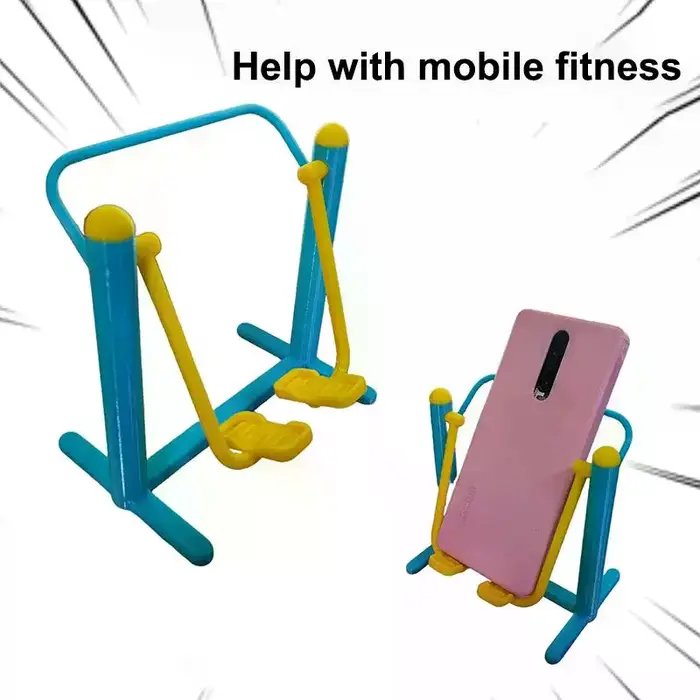 Support de téléphone créatif, équipement de fitness à assembler, support paresseux original pour la 