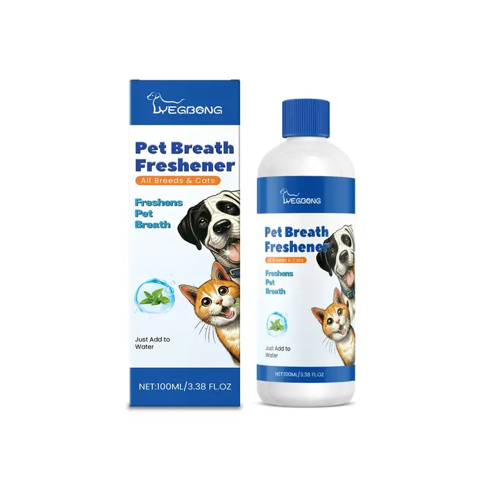 Nettoyant buccal liquide pour chiens éliminant tartre et mauvaise haleine spray oral hygiène bucco-dentaire occasionnelle quotidienne à offrir