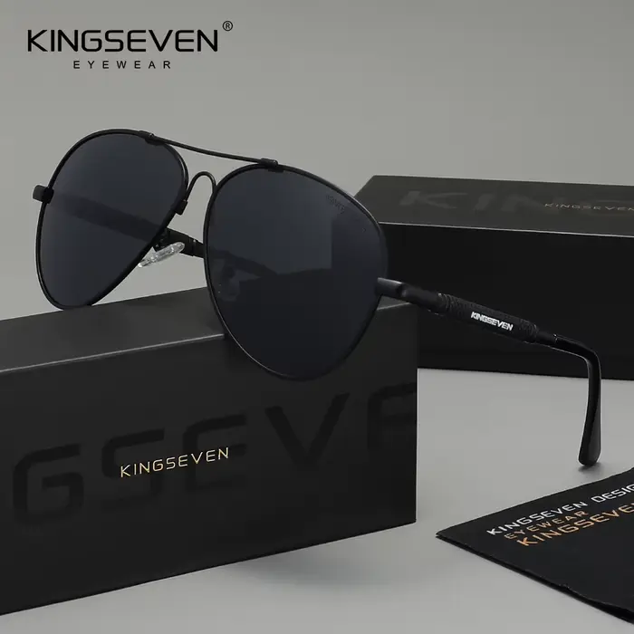 KINGSEVEN Original Vintage classique pilote lunettes de soleil femmes hommes lunettes conduite haute