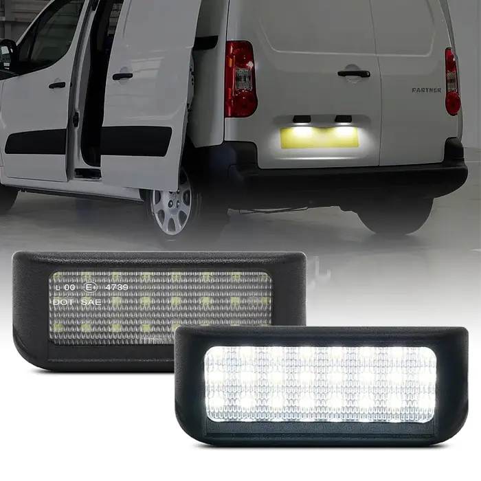 2 pièces pour citroën Jumpy Spacetourer Berlingo expédition Peugeot Expert partenaire voyageur blanc