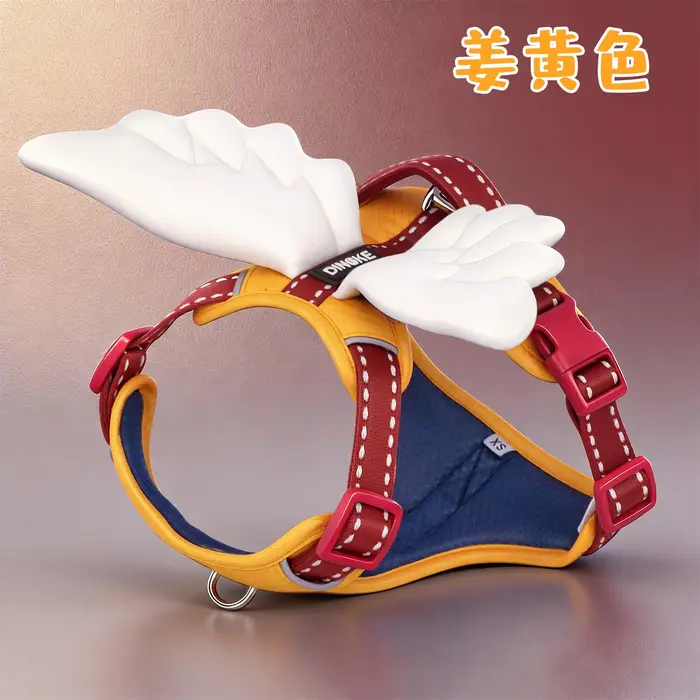 Harnais pour chien anti-traction Angel Wing, gilet pour animaux de compagnie en maille respirante ré