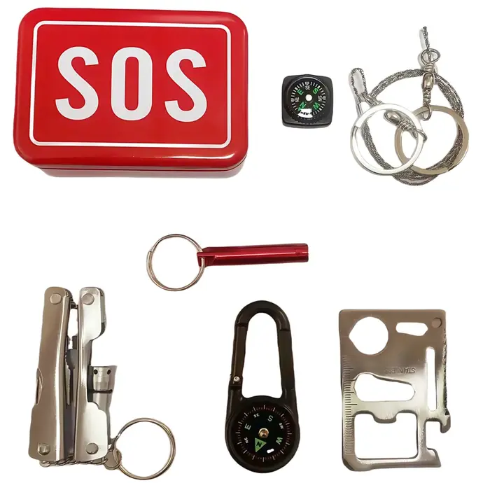IFAK – trousse de premiers secours pour traumatismes, Mini boîte en fer, tactique médicale pour voiture, maison, voyage, randonnée et Camping, équipement de survie d'urgence