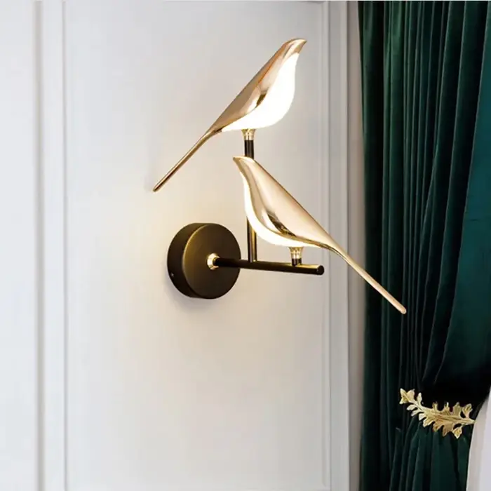 Applique Murale LED en Forme d'Oiseau localité au Nordique Créatif Luminaire Décoratif d'Nik Idéal p