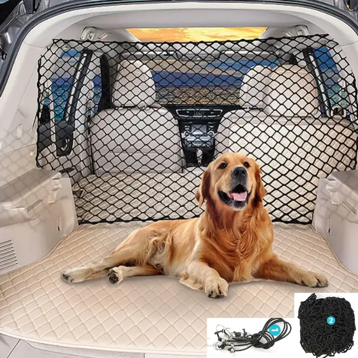 Filet de barrière de voiture pour animaux de compagnie