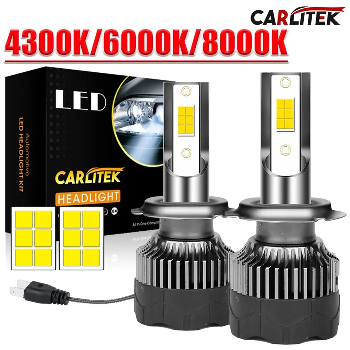 H7 phares LED Super lumineux H1 H4 H8 H9 H11 9005 HB3 9006 HB4 9012 HIR2 ampoules phares antibrouill