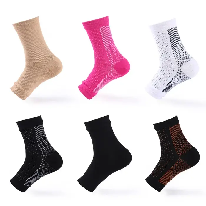 Chaussettes de compression anti-fatigue pour chasse - Manches de cheville confortables S-2XL Hommes Femmes