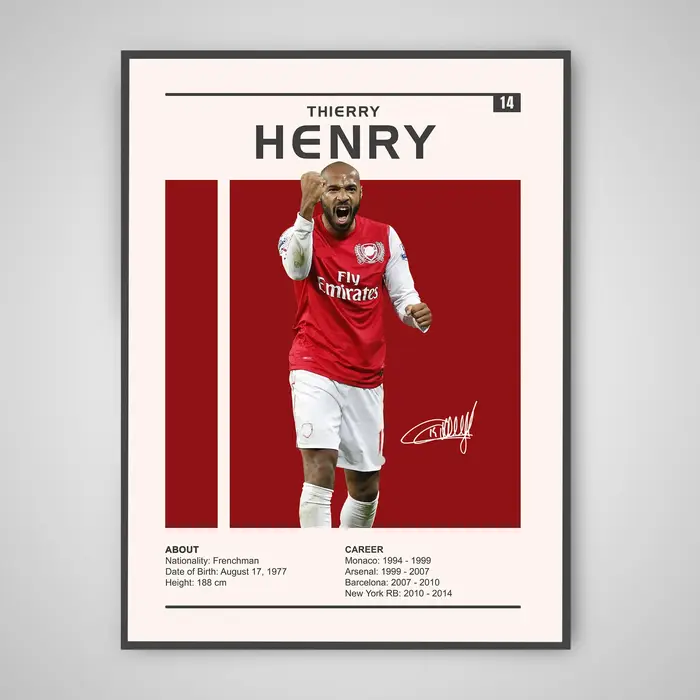 Célèbre étoile de Football, athlète mondial du sport, le meilleur joueur, affiche imprimée, images d