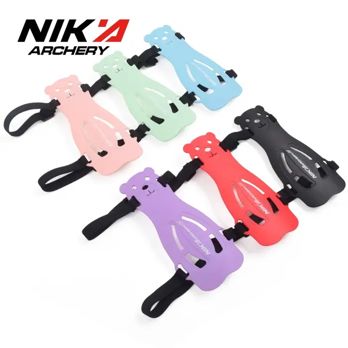 Protège-bras en plastique pour tir à l'arc, équipement de protection pour flèches, accessoires de chasse et de tir réglables en caoutchouc, 1 pièce