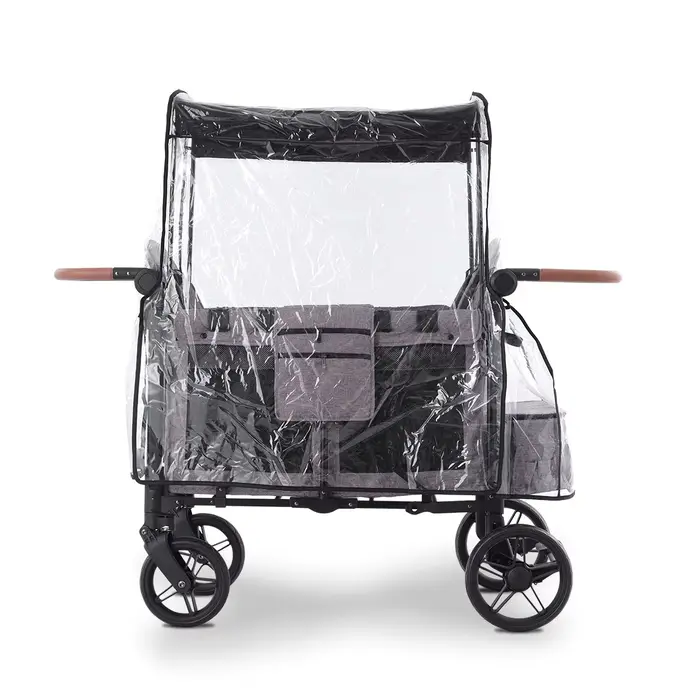 Juste de Pluie pour Poussette W4, Façade Légère Originale, Compatible avec WONDERFOLD W4, Protection