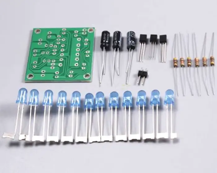 Kit de circuit imprimé LED pour la fabrication de composants électroniques, lumière LED, bricolage, pièces de rechange, étudiant, laboratoire