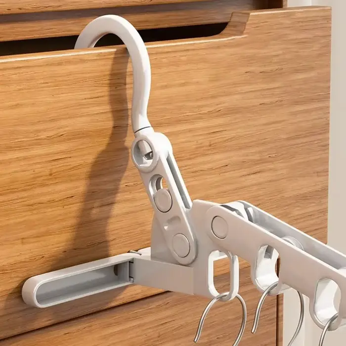 Étendoir à vêtements pliable à cinq trous