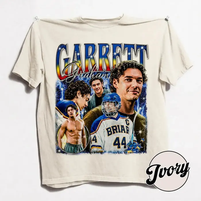 T-shirt Garrett Graham de la série Off Campus en coton, style vintage, court et confortable pour hommes et femmes occasions spéciales