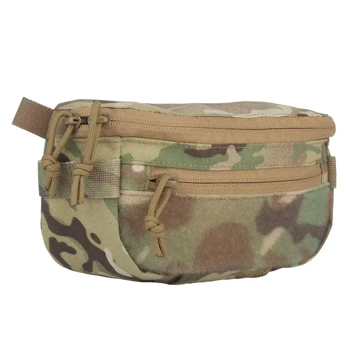 Pochette abdominale tactique compacte, sac bandoulière à libération rapide pour gilet chasse