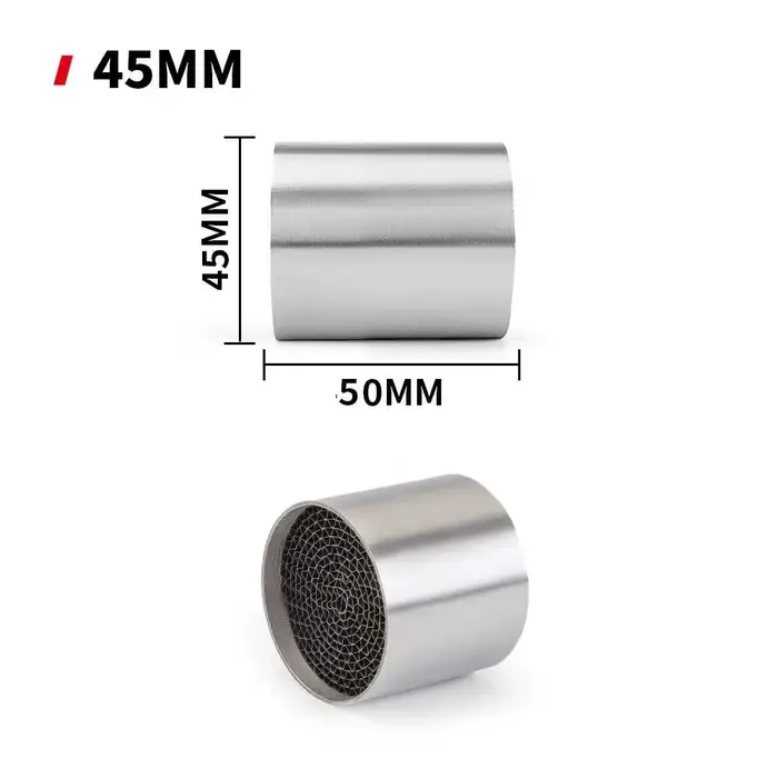 Universel 35/42/45/ 48/50 53mm Moto avant milieu tuyau catalyseur DB tueur