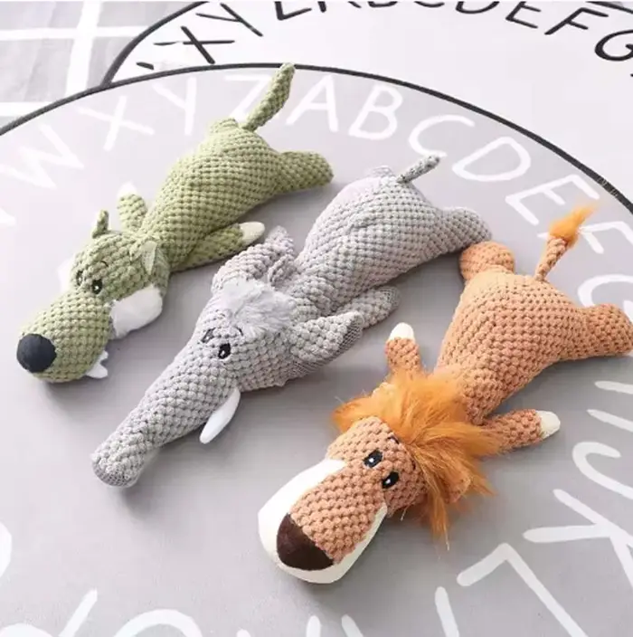 Jouet à mâcher polaire doux et mignon pour grands chiens à offrir pour occasions spéciales chiens jouets de compagnie robustes et durables pour jeux quotidiens