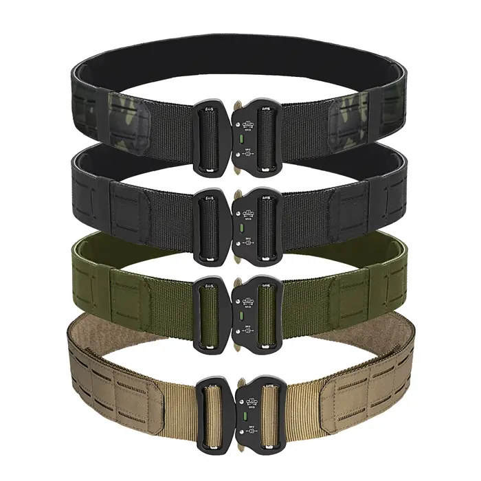 Ceinture tactique militaire molle 2 pouces boucle métal rapide airsoft chasse équipement