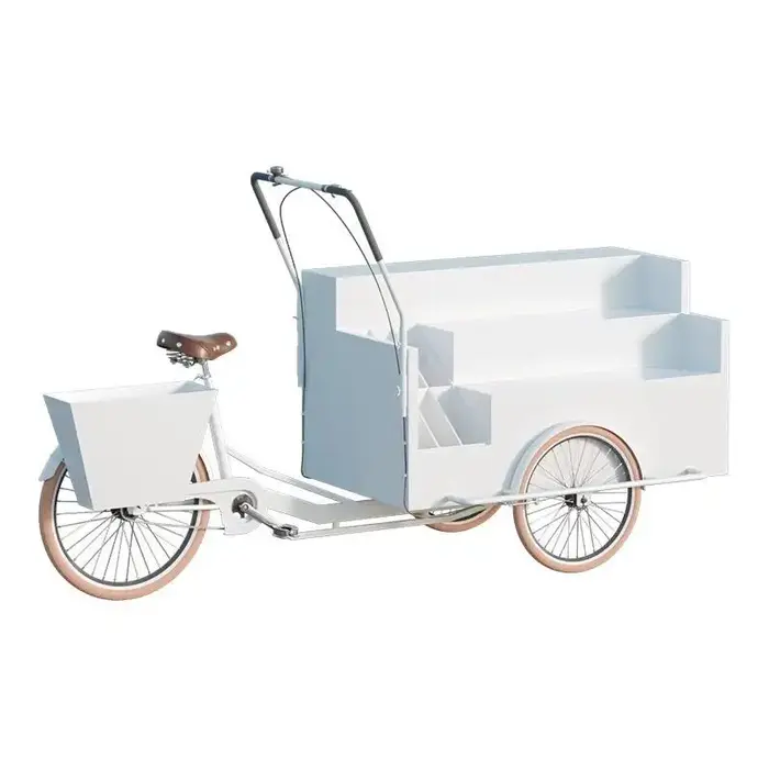 Présentoir pour tricycle, stand de marché, flotteur de cyclisme Mobile, stand créatif pour café, lai