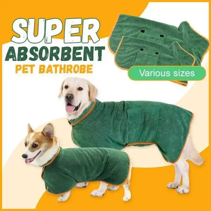 Peignoir pour animaux de compagnie