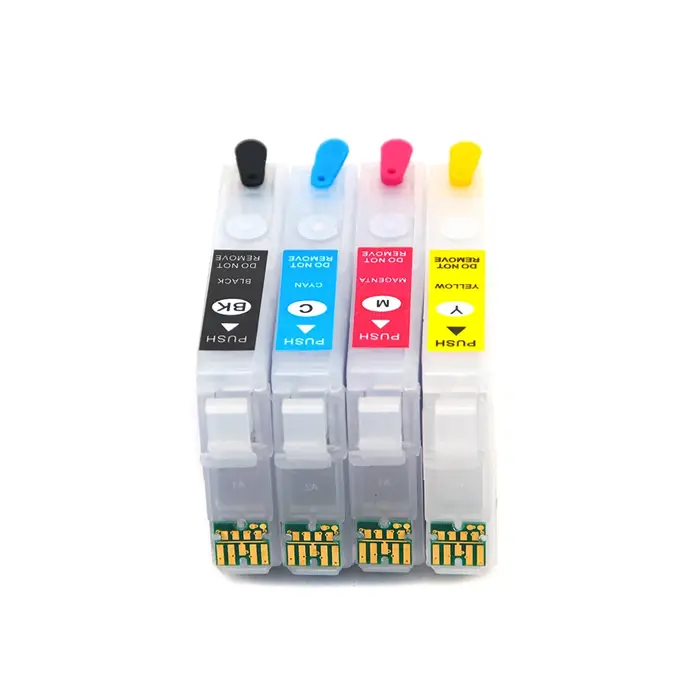 4PC 18XL Recharge Cartouche D'encre avec coque Puce pour Epson XP-312 XP-315 XP-322 XP-325 XP-402 XP