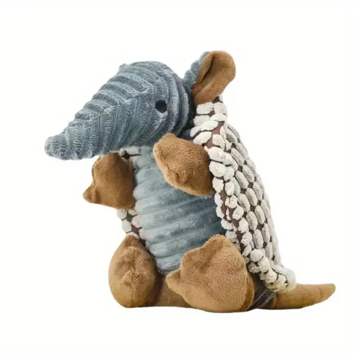 Jouet en peluche grinçant, conception Pangolin pour animaux de compagnie, morsure vocale, Durable, à