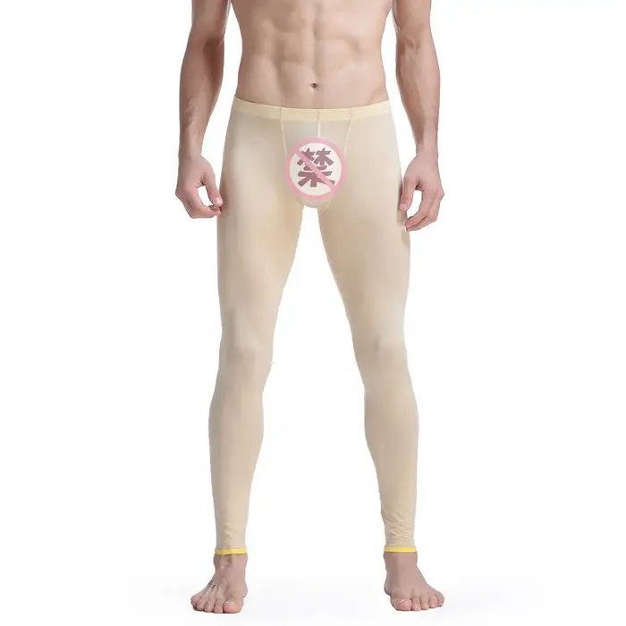 ​ Sous-vêtements thermiques pour hommes, pantalons chauds et fins, Sexy, Slim Fit, couche de Base, s