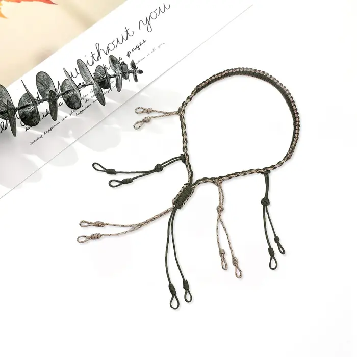 Lanyard pour appeaux de canard chasse - Cordon résistant pour sifflets et leurres de chasse au gibier d'eau