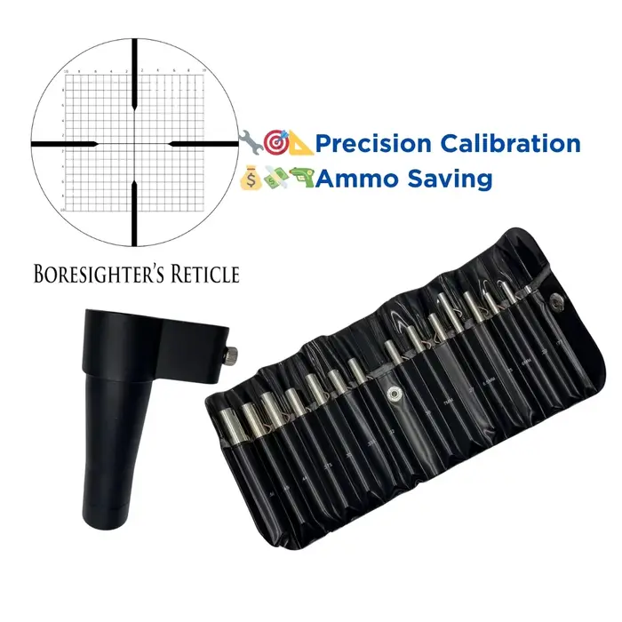 Kit Boresighter optique.177 à.50 - Calibrage de précision et économie de munitions