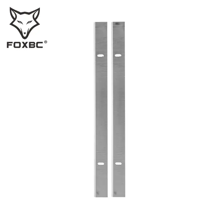 Couteaux de raboteuse HSS FOXBC 261mm 261x16,5x1,5mm pour Drel CON-AHN-3261 2 pièces