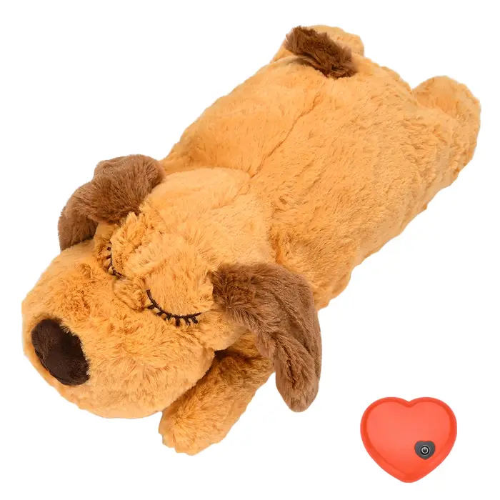 Jouet d'entraînement comportement pour chiot, battement de cœur en peluche, pour animaux de compagni