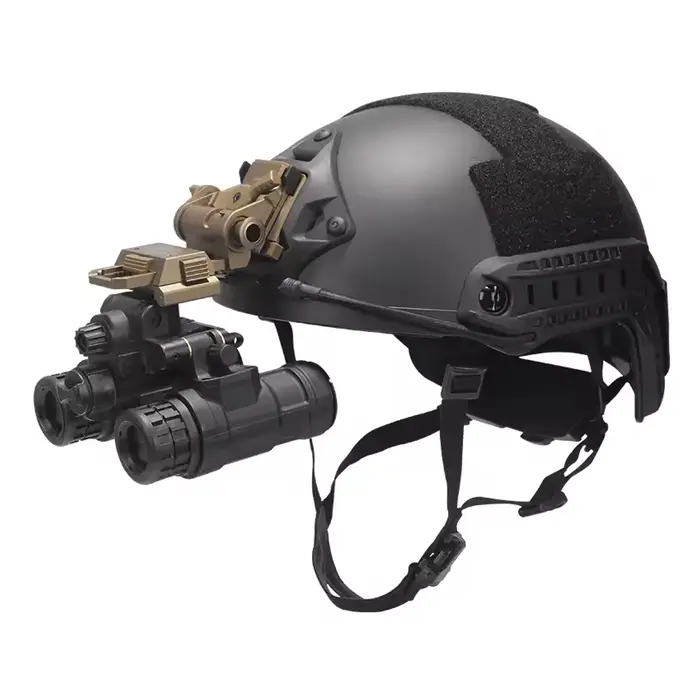 Réplique jumelles vision nocturne AN/PVS31 double tube dummy avec monture casque L4G24 - accessoire tactique