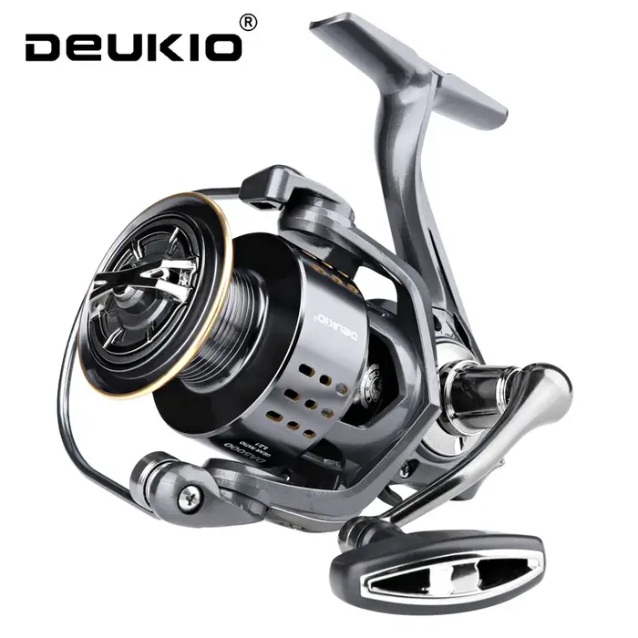 DEUKIO moulinet de pêche Spinning série 2000-7000 ultraléger traînée maximale 15kg moulinet de Surfc