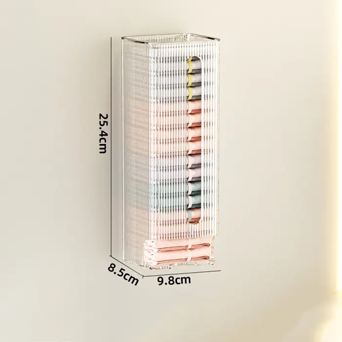 Boîte de rangement murale pour sous-vêtements, placard, organisateur de vêtements, sous-vêtements, c