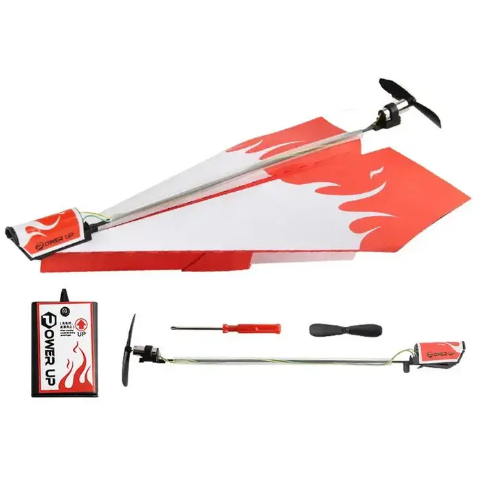 Avion électrique pliant papier avion modèle bricolage moteur puissance avion Kit enfants jouet avion