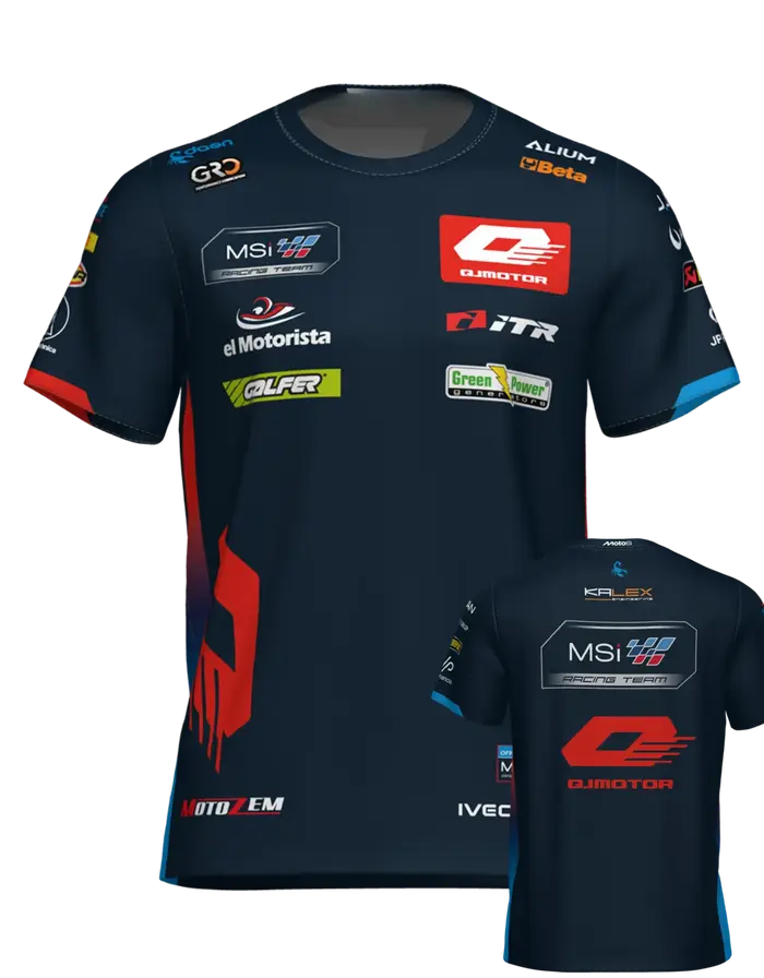T-shirt d'équipe de moto 2026 pour homme, maillot de sport automobile à manches courtes, respirant, 