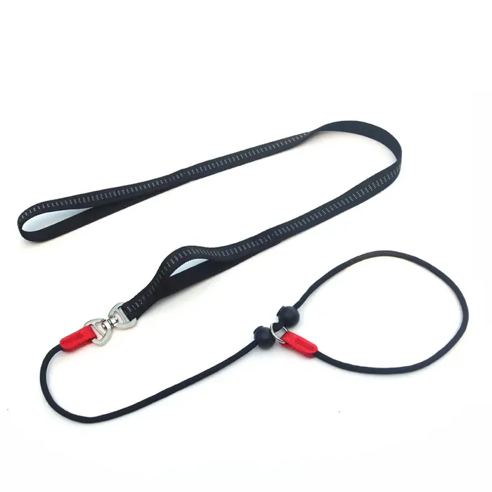 Laisse de dressage pour chien anti-étranglement 3 couleurs, collier de 150 cm, laisse de contrôle en