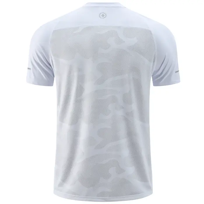 T-shirt à manches courtes pour homme, vêtement de Sport, de course, décontracté, multicolore, respir