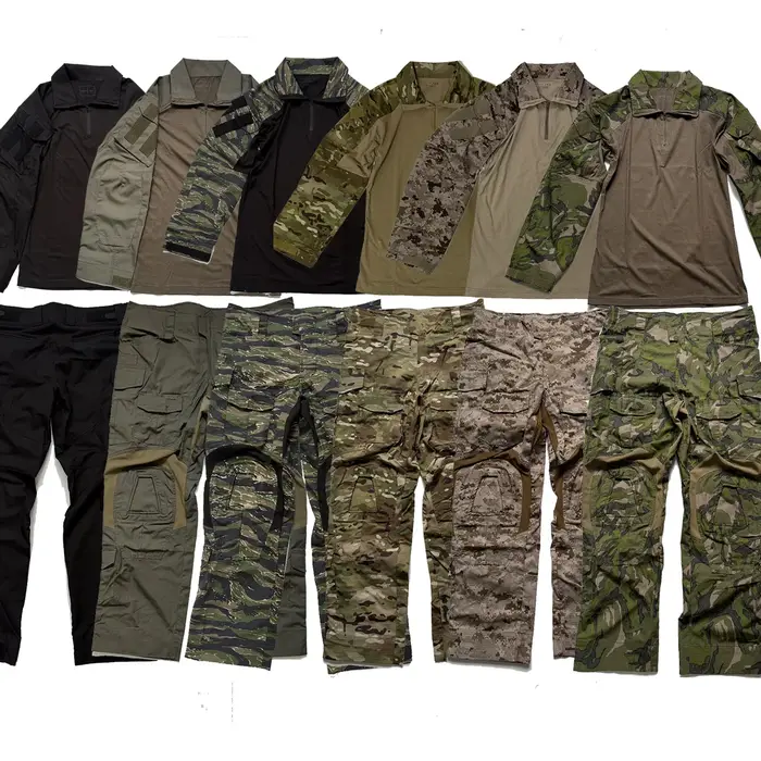 Tenue tactique chasse militaire G3 style CP camouflage tigre vert ensemble haut pantalon