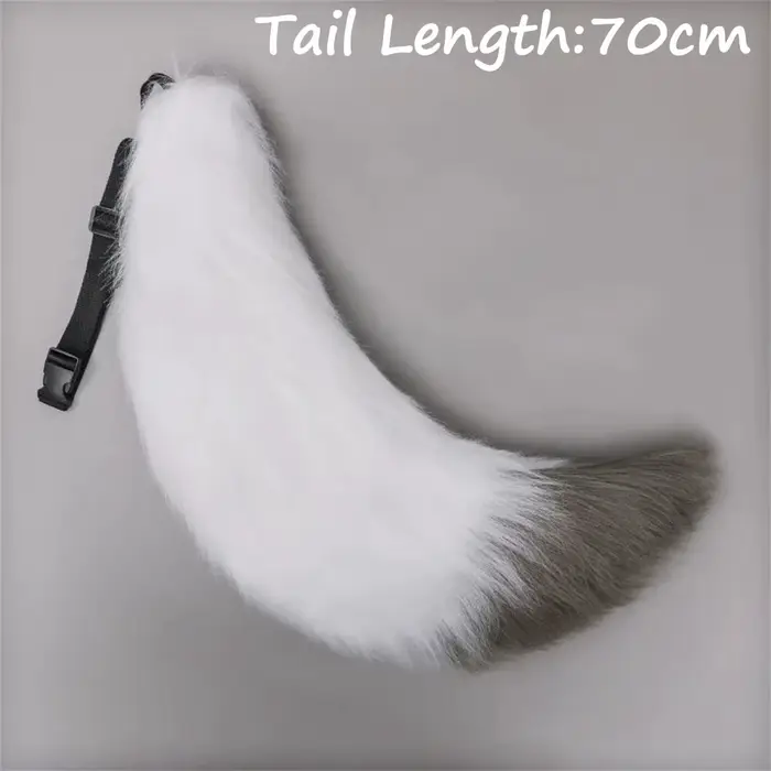 Anime COS chat queue de renard en peluche Cosplay Costumes grandes queues chien queue en fourrure je