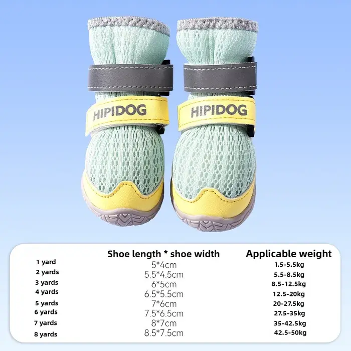 Chaussures Premium pour chiens, respirantes, résistantes à l'usure et antidérapantes, accessoires ré