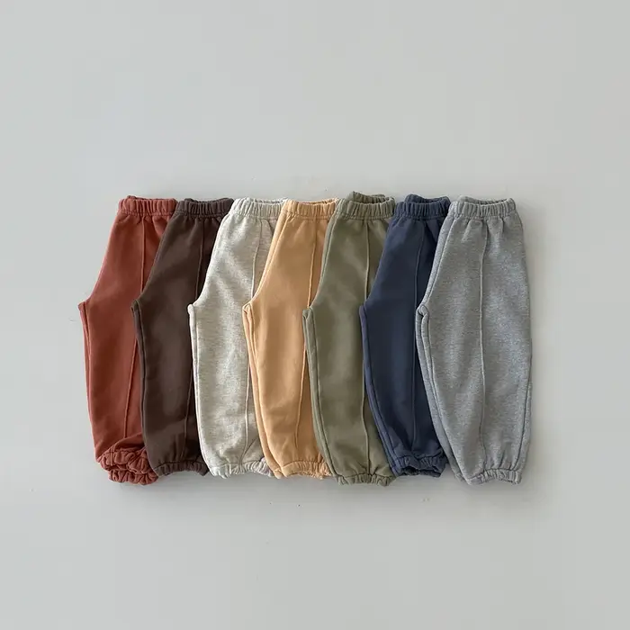 Pantalon de survêtement coréen pour bébé garçon, bas de Sport Long, couleur unie, culottes pour nour